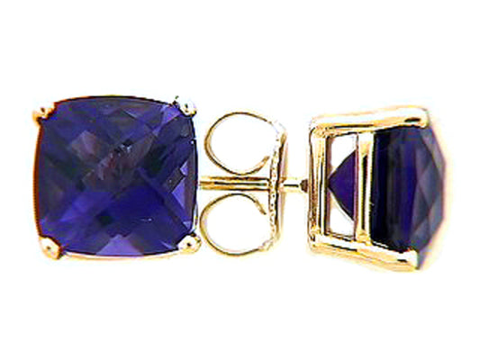 CHB AMETHYST STUD EARRING