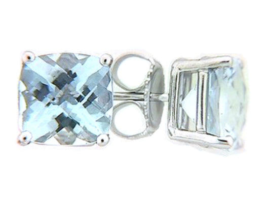 CHB AQUA STUD EARRING