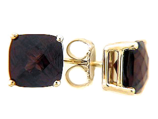 CHB GARNET STUD EARRING