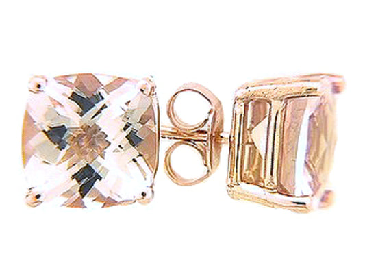 CHB MORGANITE STUD EARRING