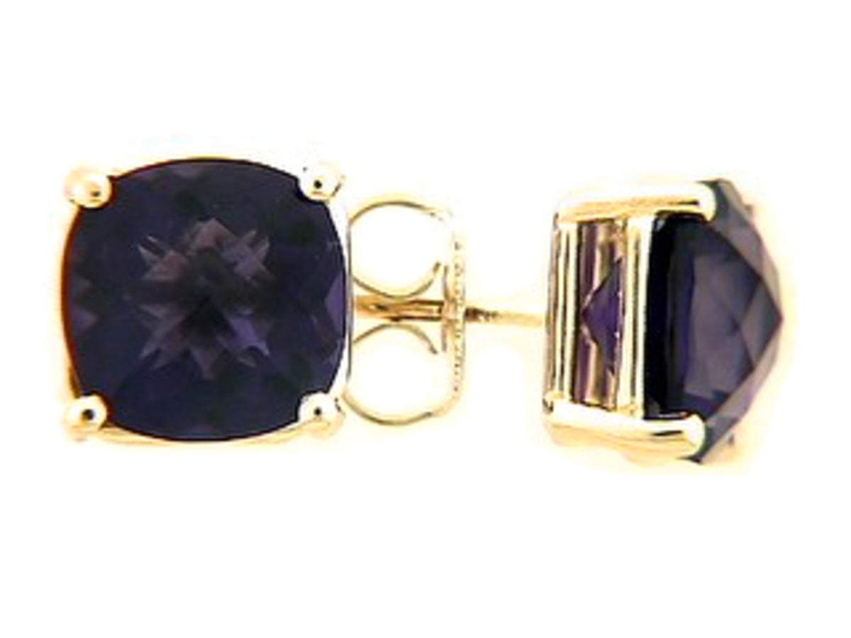 CHB AMETHYST STUD EARRING