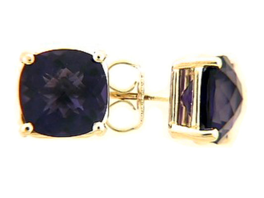 CHB AMETHYST STUD EARRING