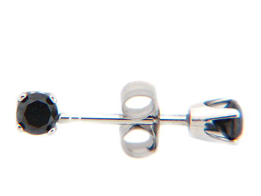 BLACK DIAMOND STUD EARRING