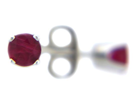 RUBY STUD EARRING