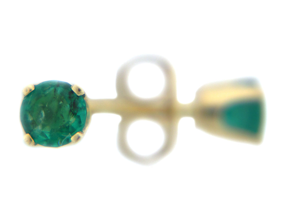 EMERALD STUD EARRING