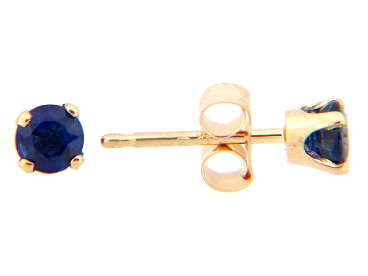 SAPPHIRE STUD EARRING