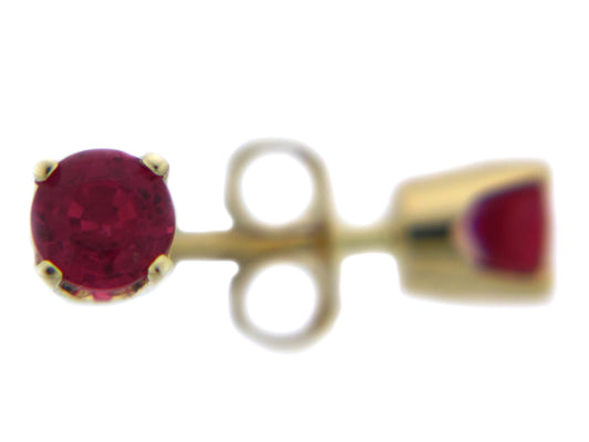 RUBY STUD EARRING