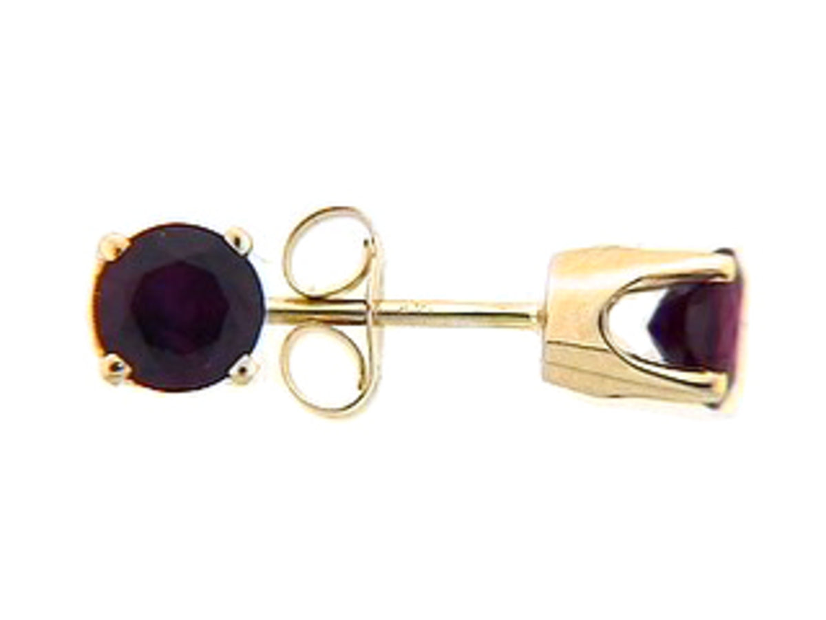 RUBY STUD EARRING