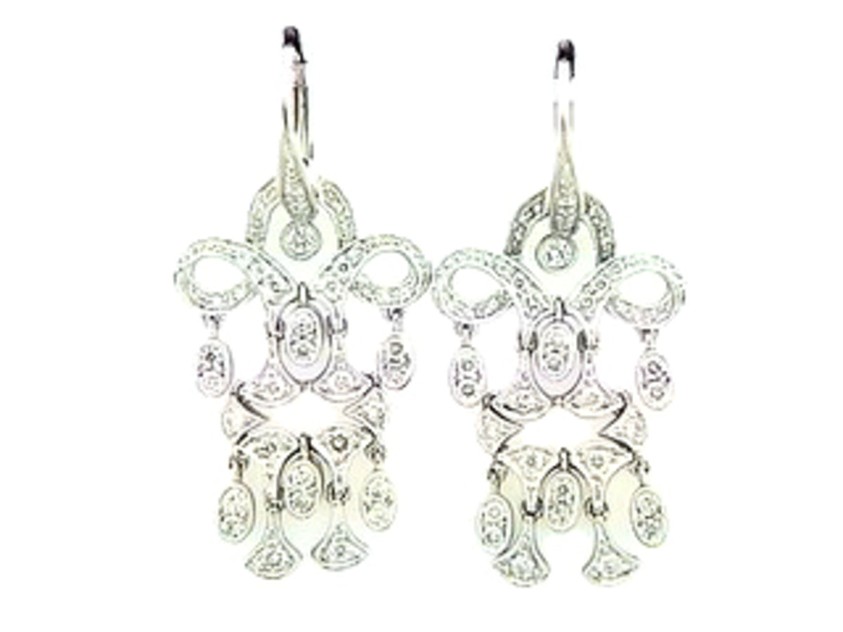 Diamond Earring, 18kw (N), D=1.41