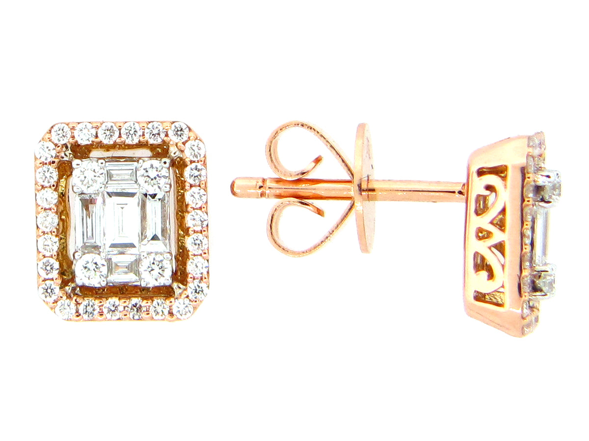 DIAMOND EARRING, 18KZ (N)