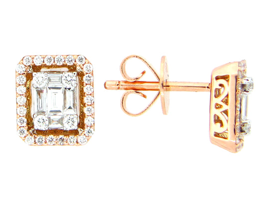 DIAMOND EARRING, 18KZ (N)