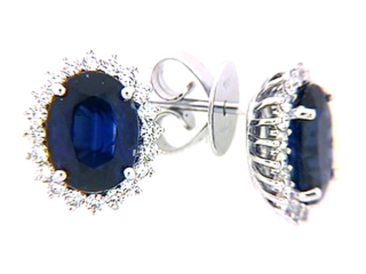 NEPAL KYANITE & DIAMOND EARR