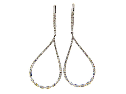 DIAMOND PEAR EARRING
