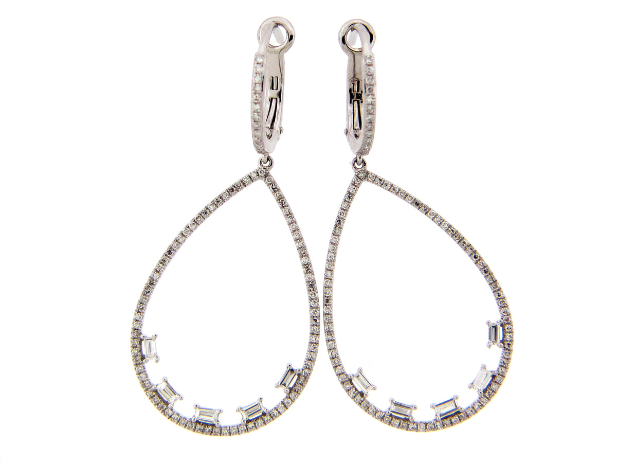 DIAMOND PEAR EARRING