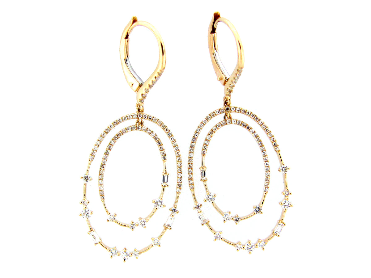 DIAMOND ORBIT EARRING