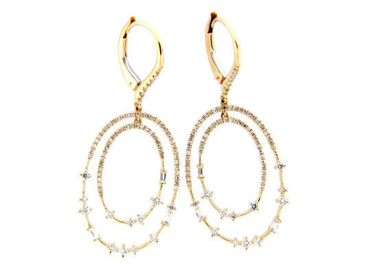 DIAMOND ORBIT EARRING