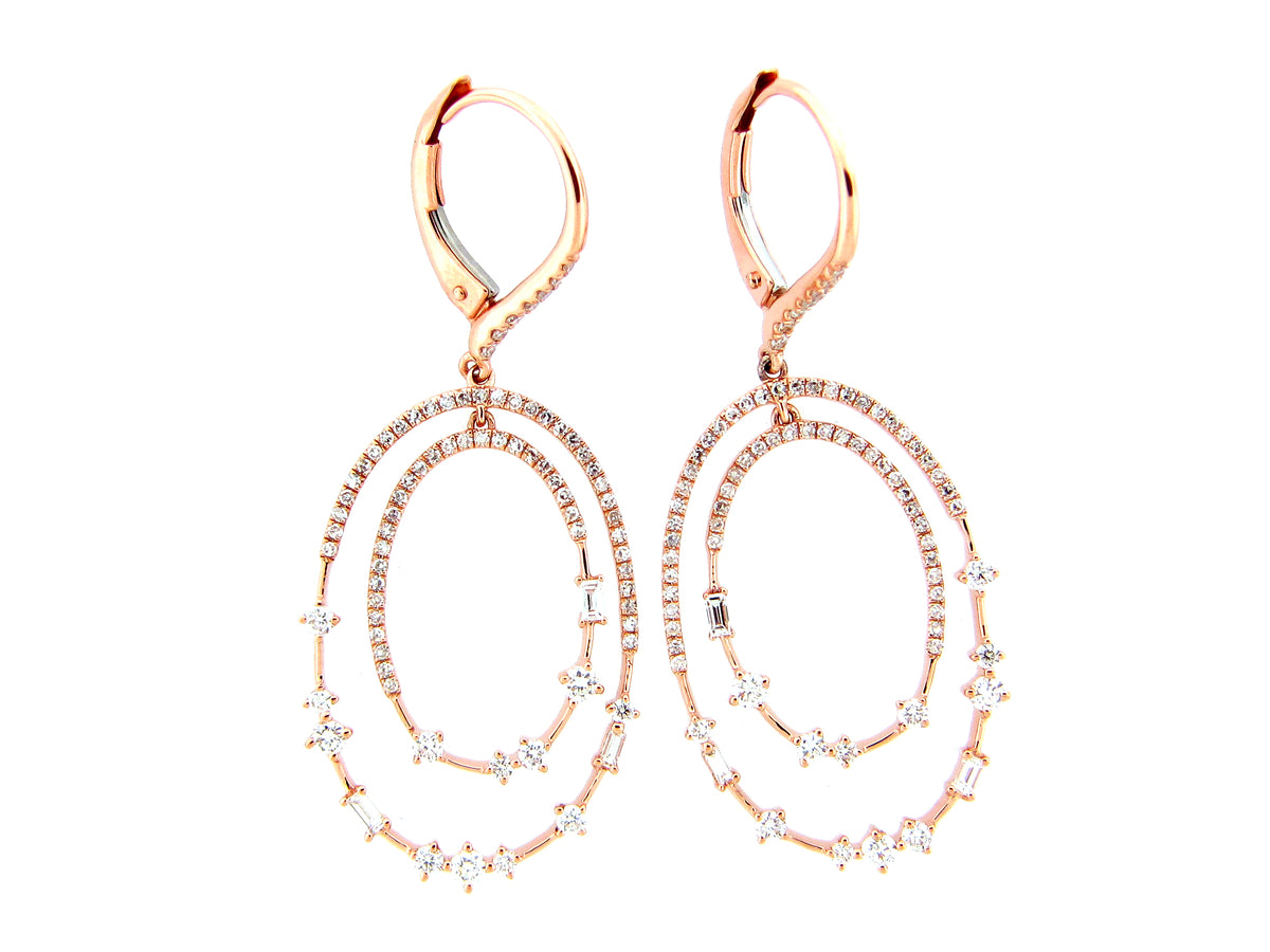 DIAMOND ORBIT EARRING