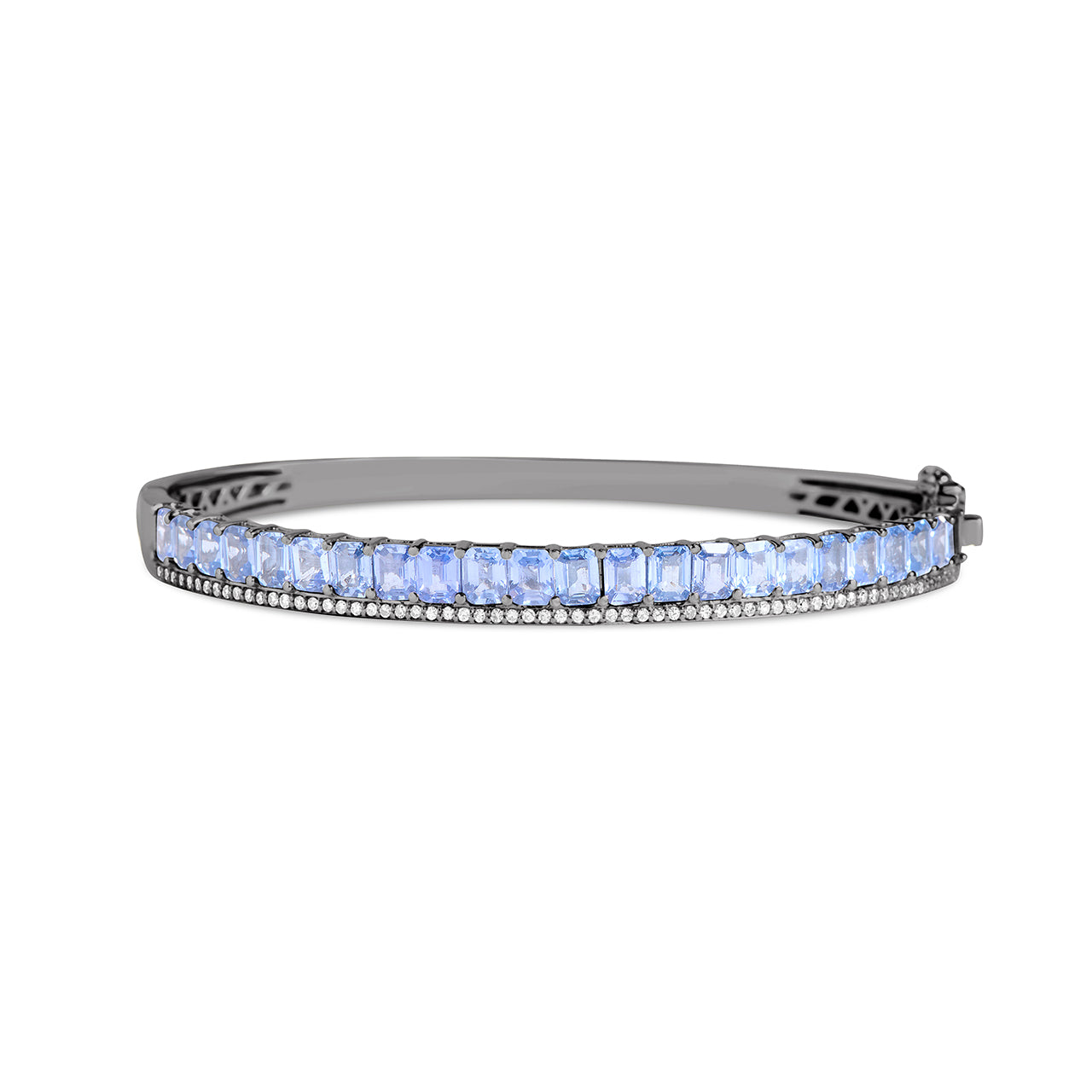 Sapphire & Diamond Stack Bangle