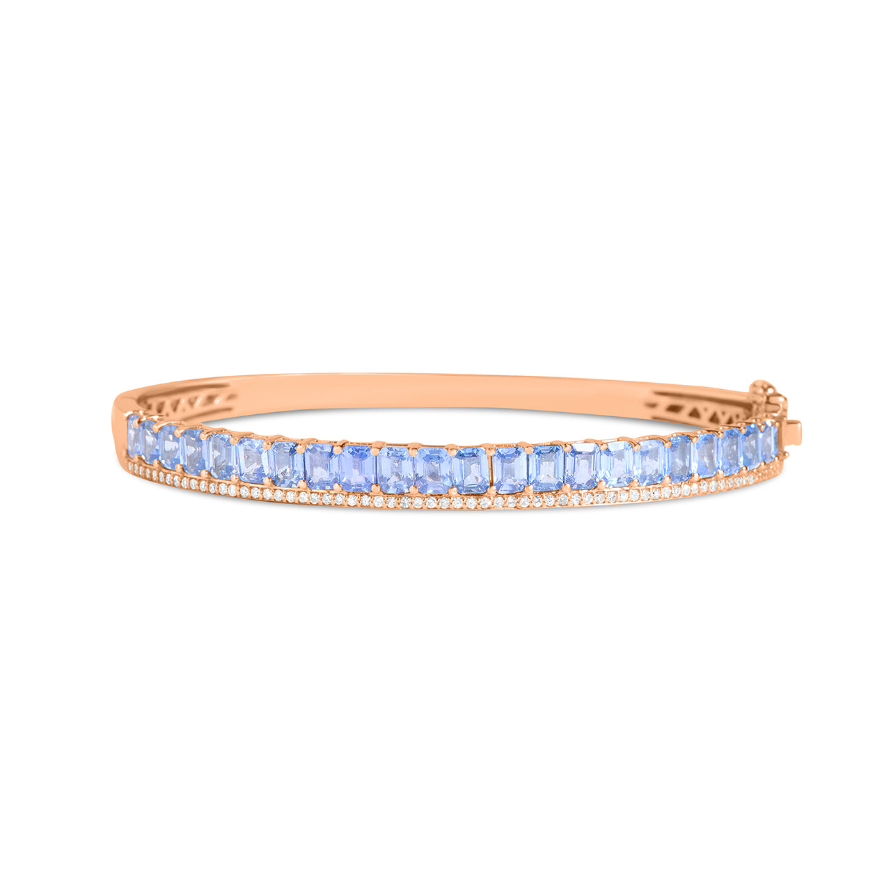 Sapphire & Diamond Stack Bangle