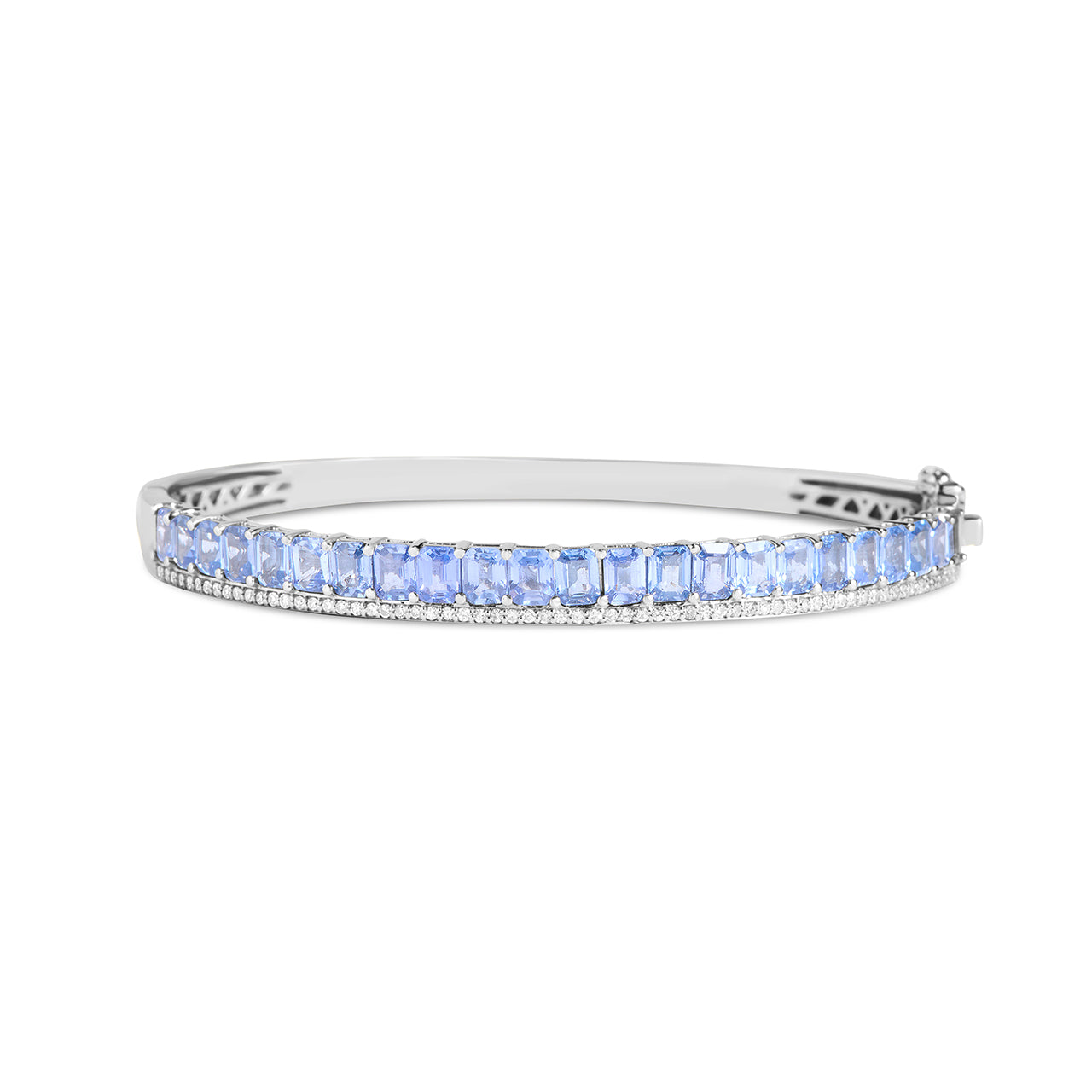Sapphire & Diamond Stack Bangle