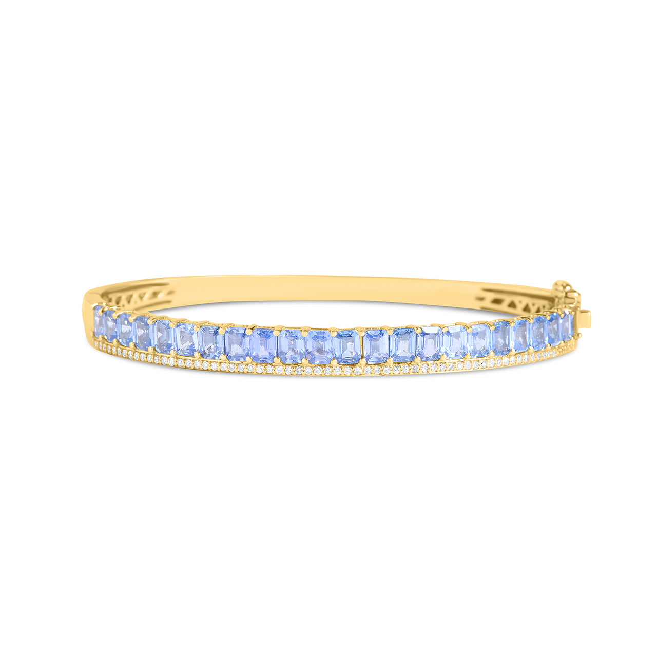 Sapphire & Diamond Stack Bangle
