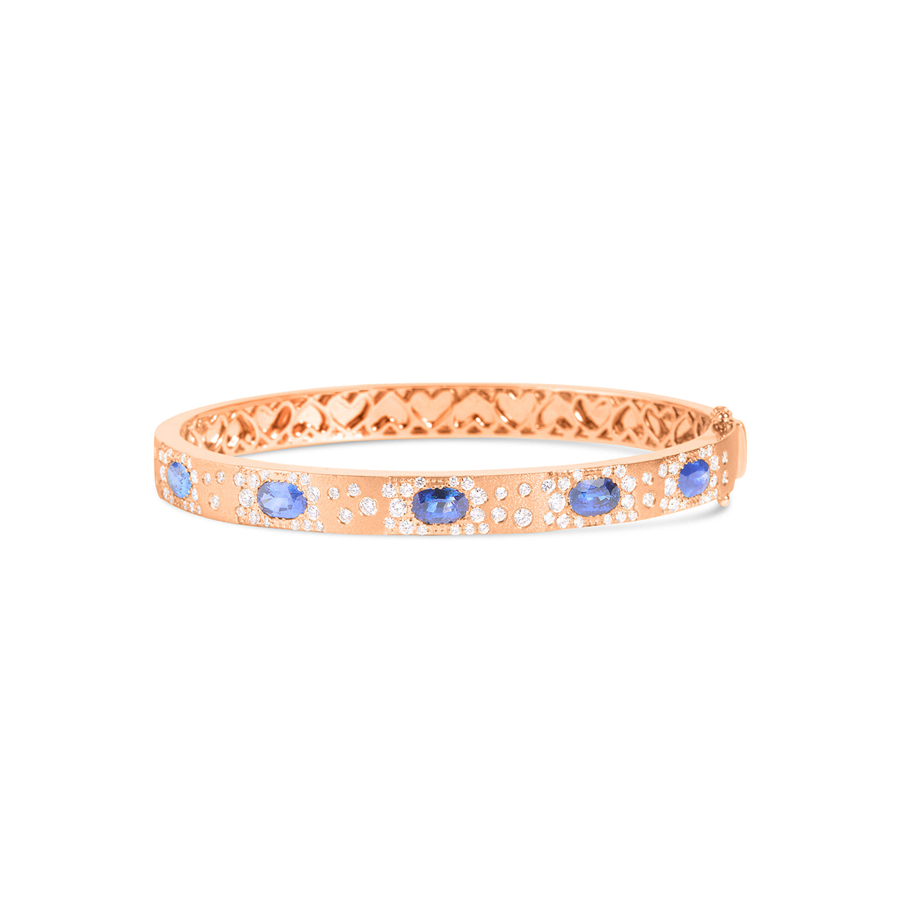 Sapphire & Diamond Flush Confetti Bangle