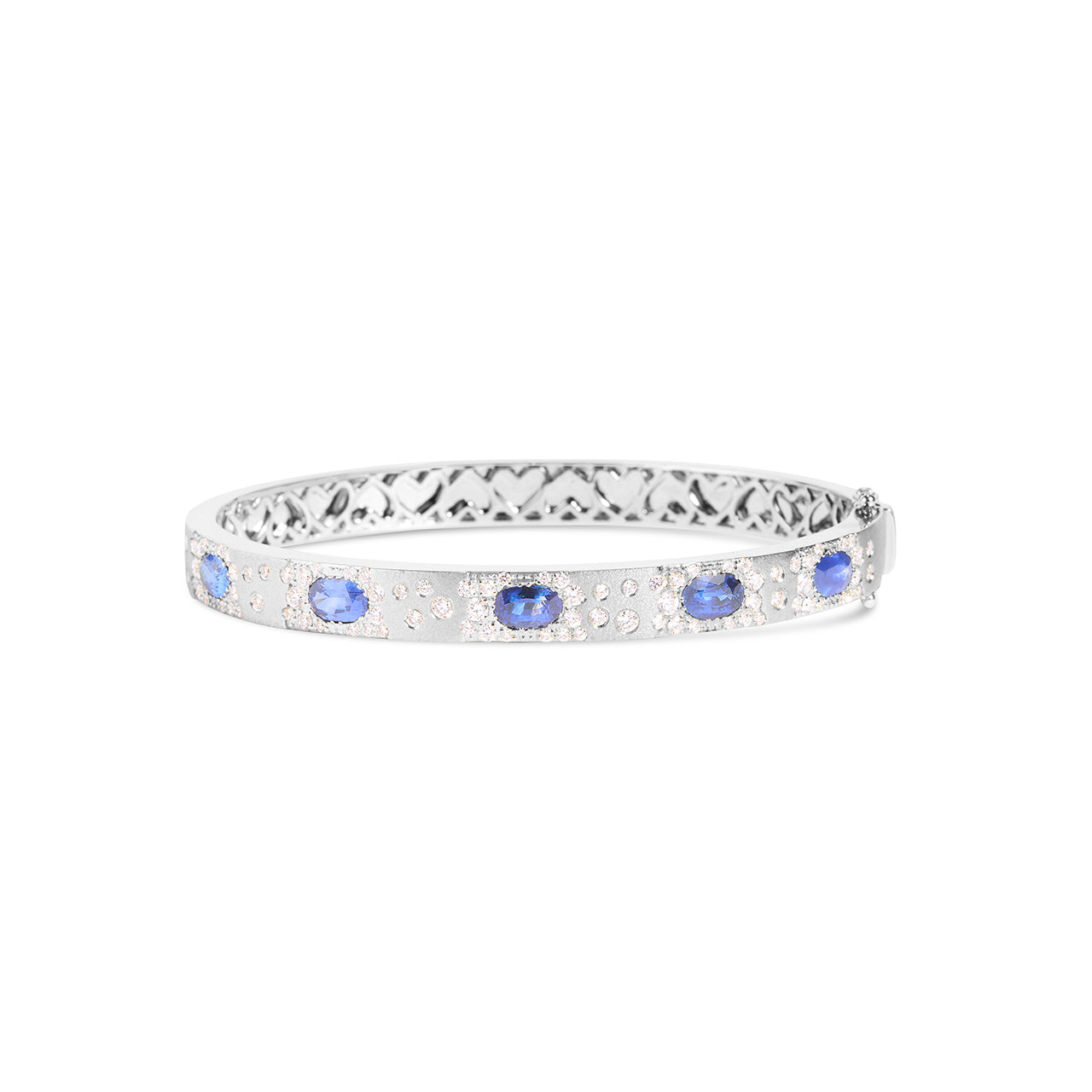 Sapphire & Diamond Flush Confetti Bangle