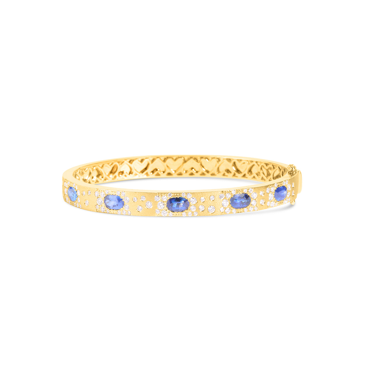 Sapphire & Diamond Flush Confetti Bangle