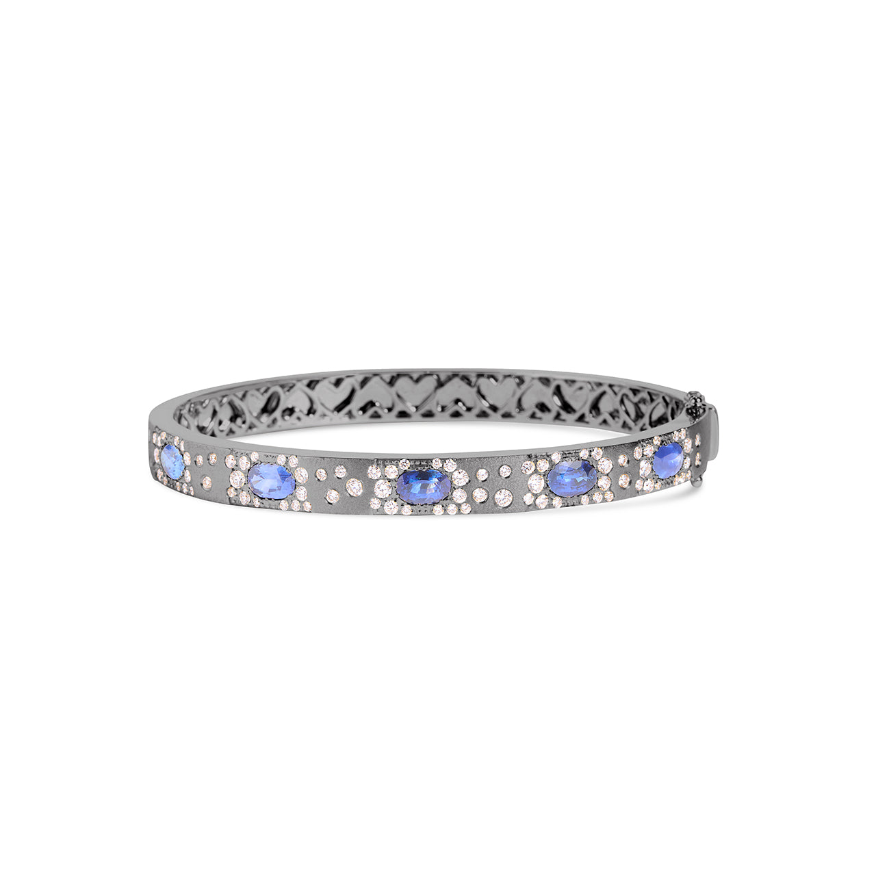 Sapphire & Diamond Flush Confetti Bangle