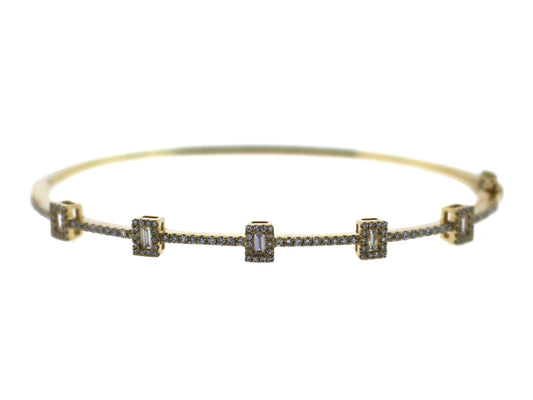 DIAMOND 5 BAGUETTE BANGLE