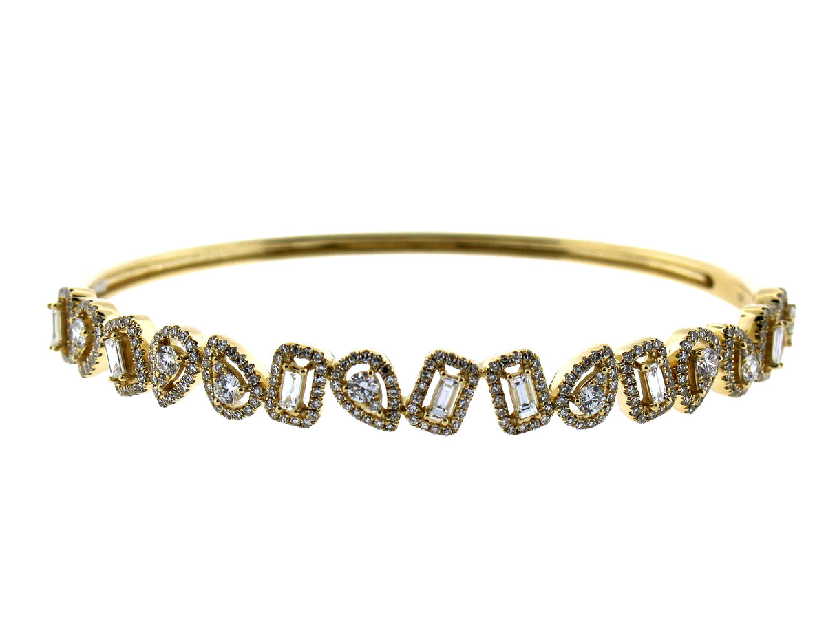 DIAMOND PIVOTING BANGLE