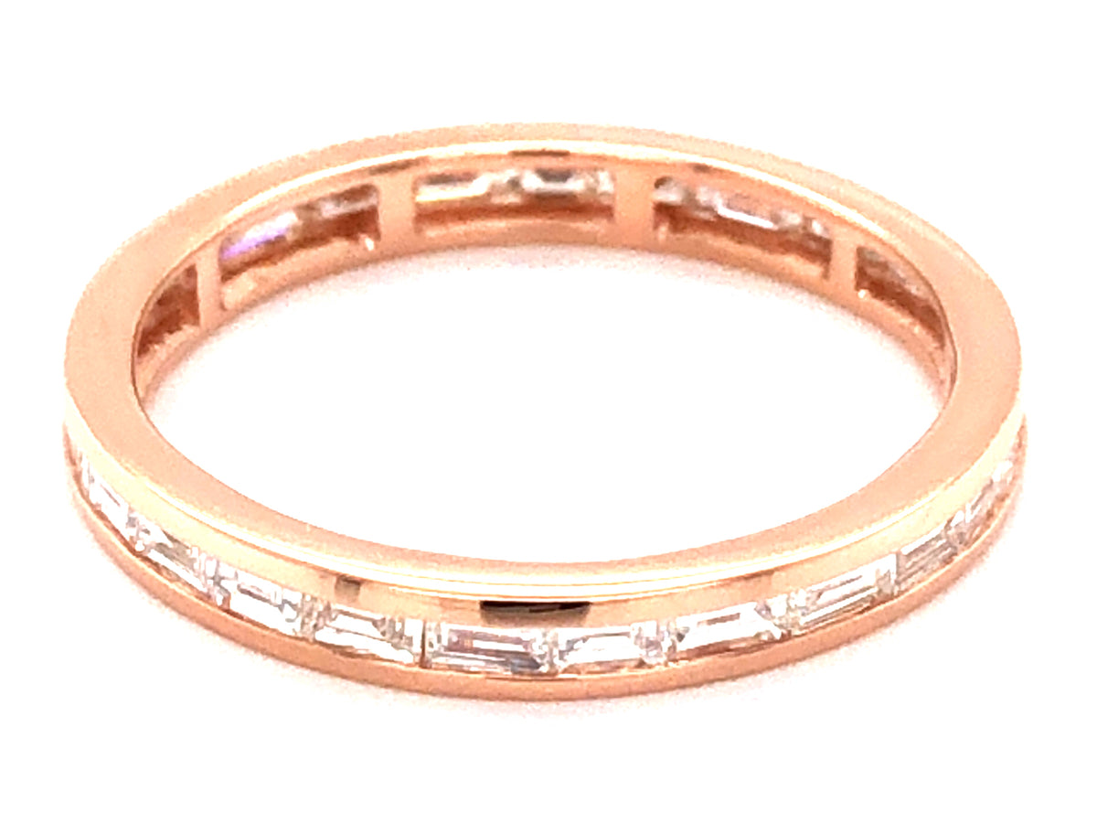 DIAMOND BAGUETTE ETERNITY CHANNEL RING