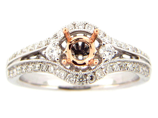 DIAMOND SEMI MOUNT, 18KZ (N), D=0.50