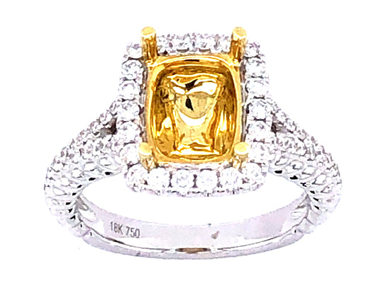 DIAMOND SEMI MOUNT, 18KWY (N)