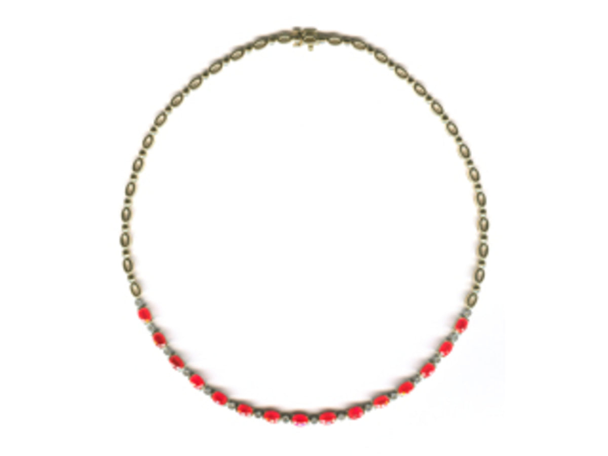 RUBY & DIAMOND NECKLACE