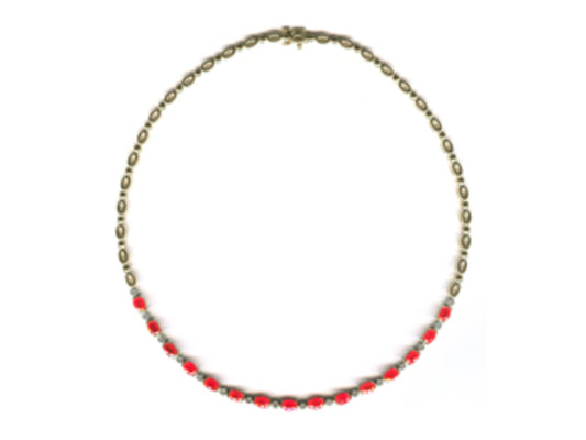 RUBY & DIAMOND NECKLACE