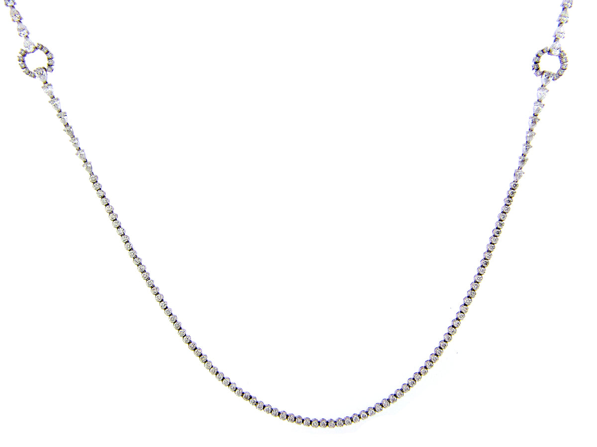 DIAMOND OPERA NECKLACE, 32", 18KW (N)