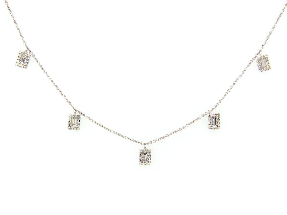 DIAMOND PENDANT NECKLACE, 14KT