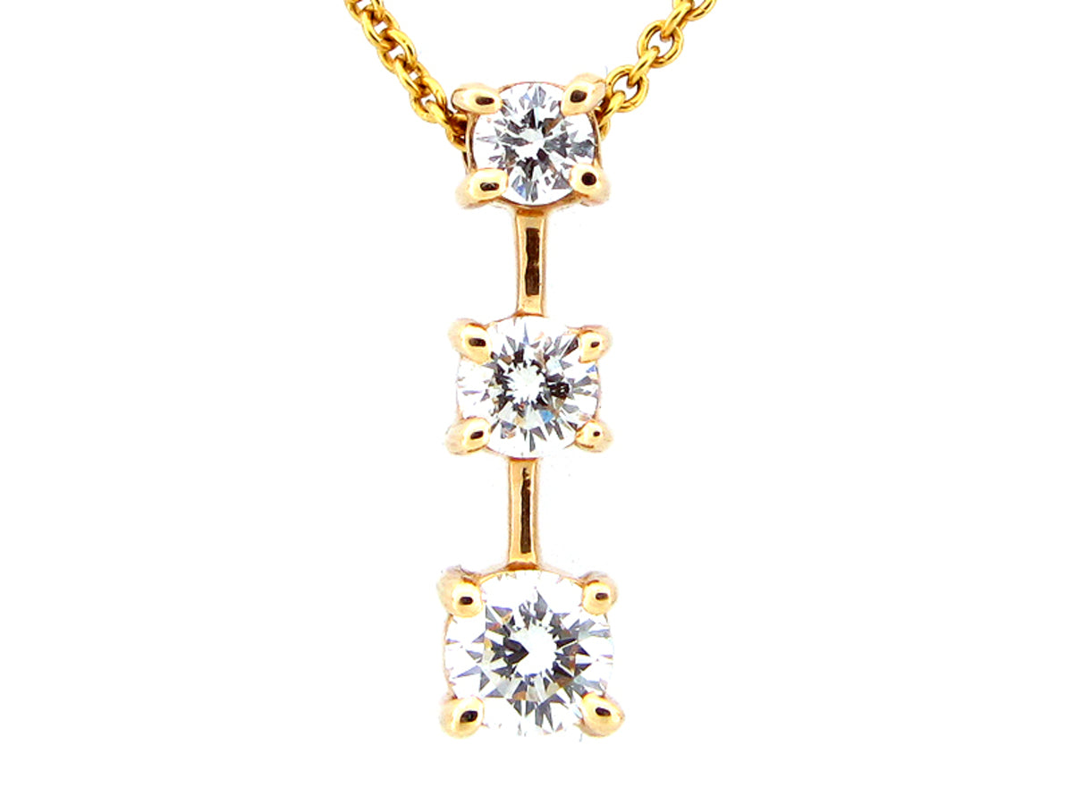 DIAMOND PENDANT, 14KY (N)