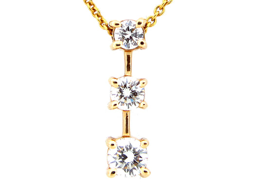 DIAMOND PENDANT, 14KY (N)