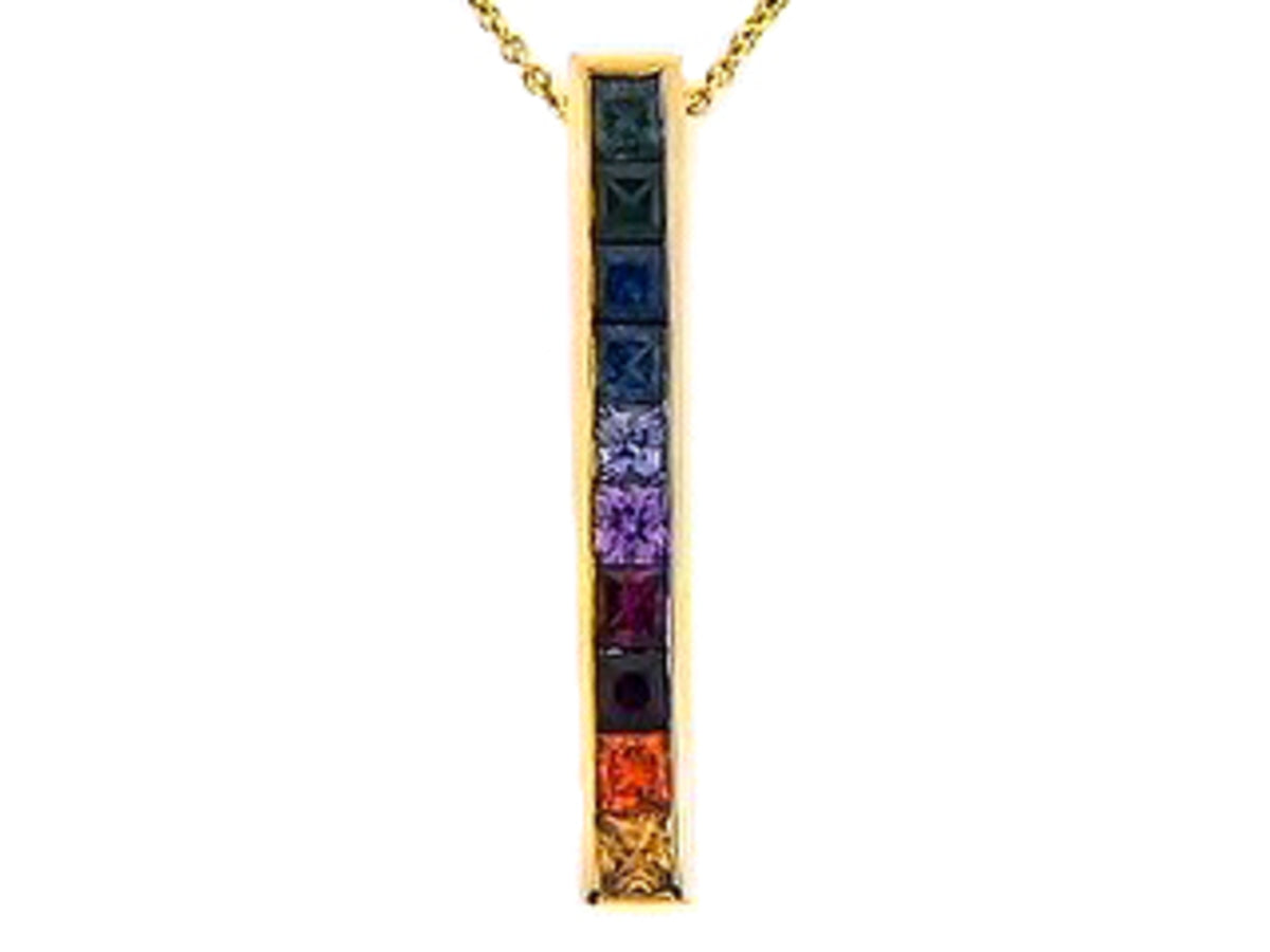 RAINBOW SAPPHIRE PENDANT