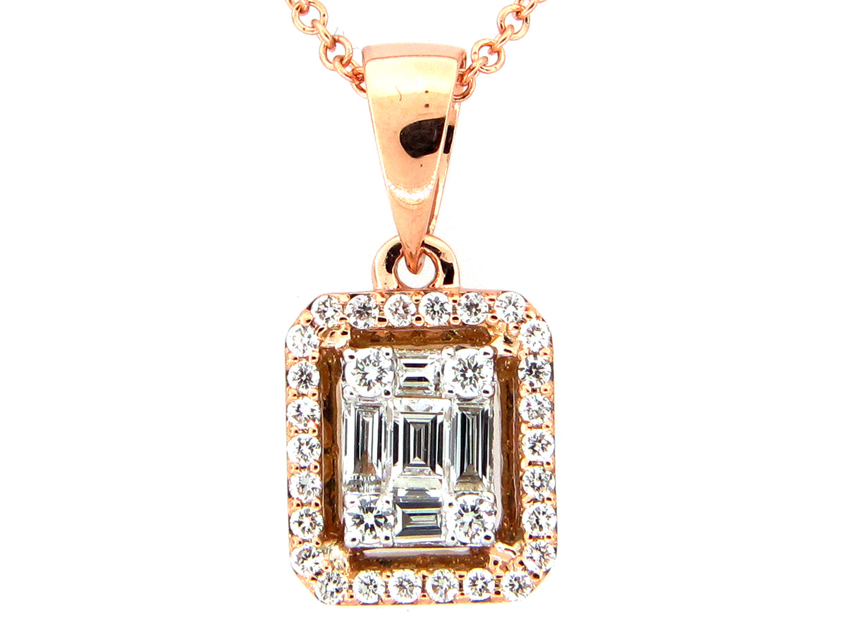 DIAMOND PENDANT, 18KZ (N)