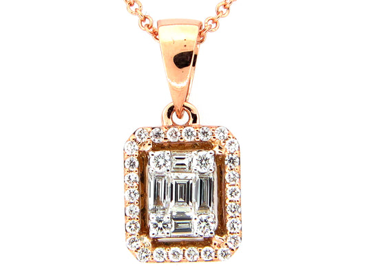DIAMOND PENDANT, 18KZ (N)