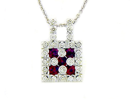 RUBY & DIAMOND PENDANT
