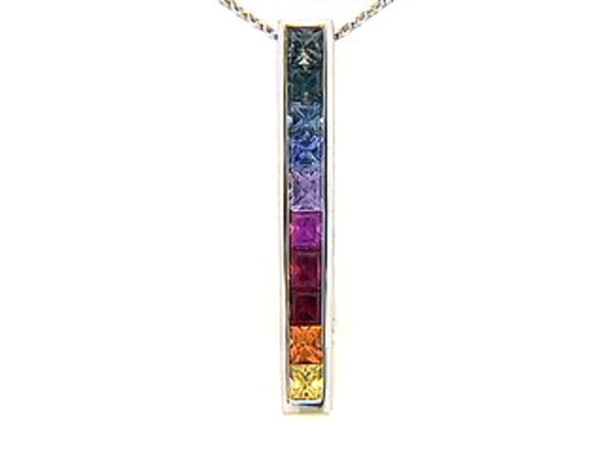 RAINBOW SAPPHIRE PENDANT