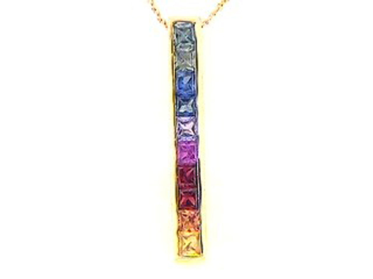 RAINBOW SAPPHIRE PENDANT