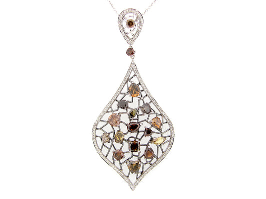 FANCY COLOR DIAMOND PENDANT