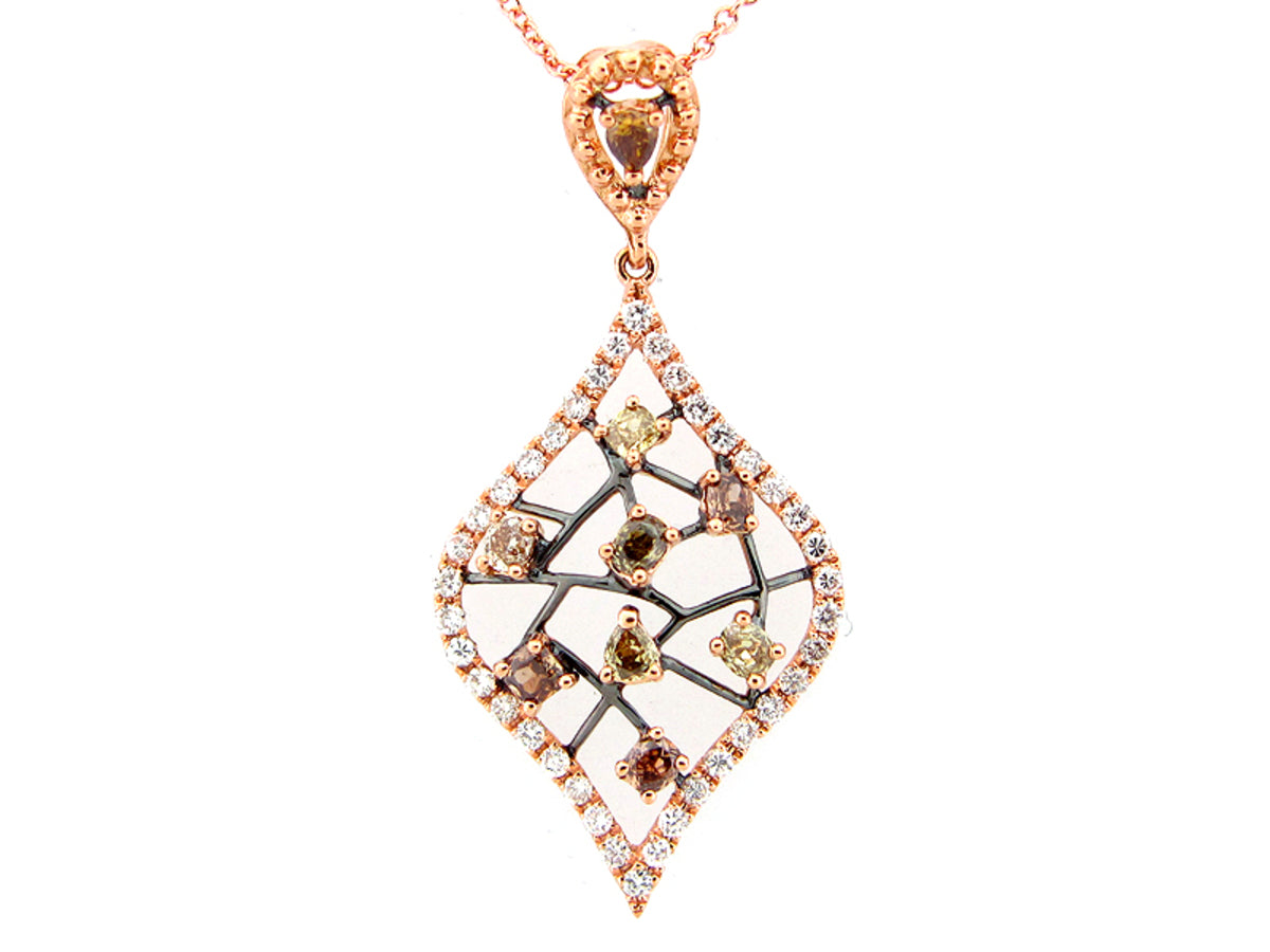 FANCY COLOR DIAMOND PENDANT