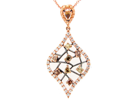FANCY COLOR DIAMOND PENDANT