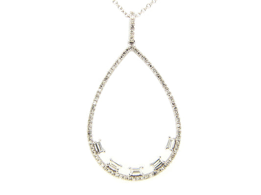 DIAMOND PENDANT, 14KW (N)